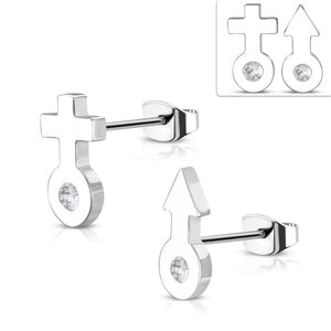 🌈 ♀️♂️ Symbol post earrings